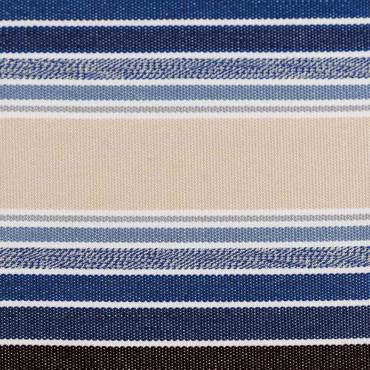 Υφασμα επιπλώσεως ριγε εκρου μπλε proloom