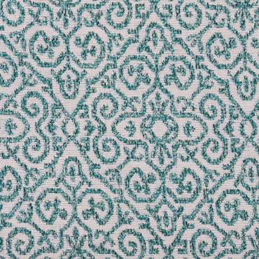 Υφασμα επιπλώσεως es. εκρου τιρκουαζ  aramil