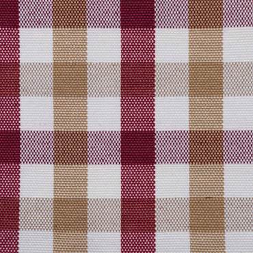 Τραπεζομάντηλο Επαγγελματικής Χρήσης Καρό Εκρού/Μπεζ/Μπορντώ (2) Διαστάσεων 