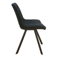 Karekla Trapezarias Metalliki 4tmx Marita Black ufasma 54X57X89ek.