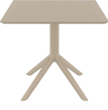 SKY TAUPE 80X80X74ek. TRAPEZI POL/NIOu