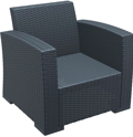 MONACO DARK GREY POLuThRONA POL/NIOu