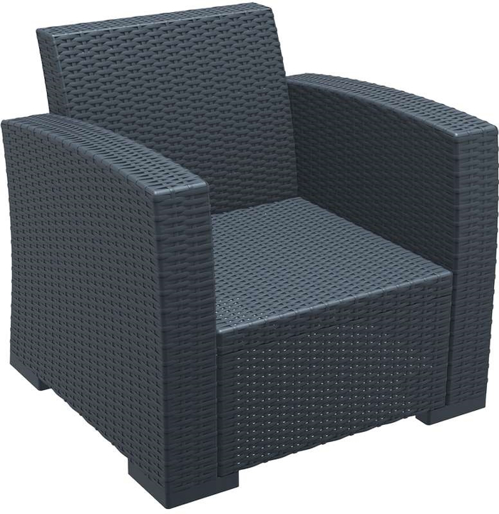 MONACO DARK GREY POLuThRONA POL/NIOu