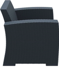 MONACO DARK GREY POLuThRONA POL/NIOu