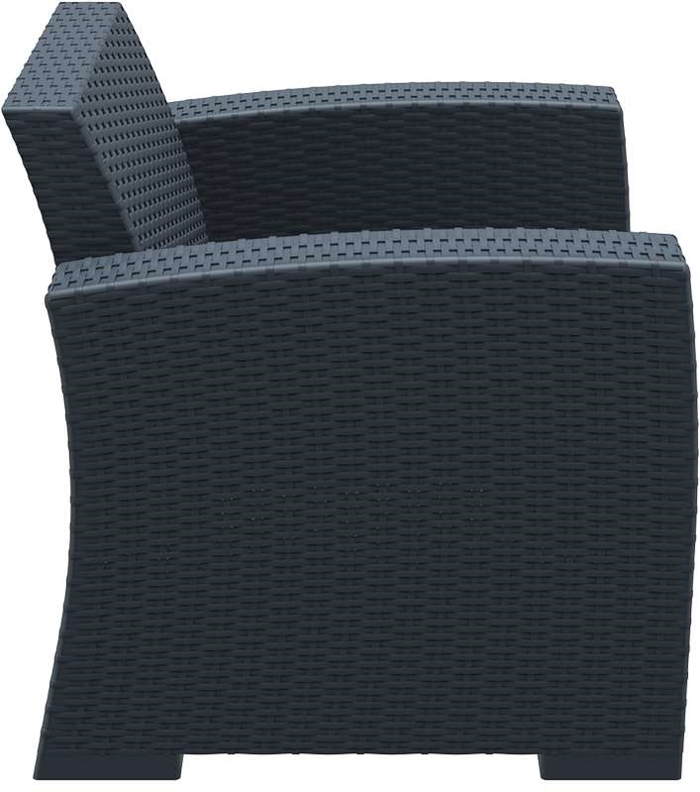 MONACO DARK GREY POLuThRONA POL/NIOu