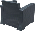 MONACO DARK GREY POLuThRONA POL/NIOu