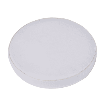 Στρογγυλό Μαξιλάρι Καρέκλας 42cm Χρώματος Λευκό