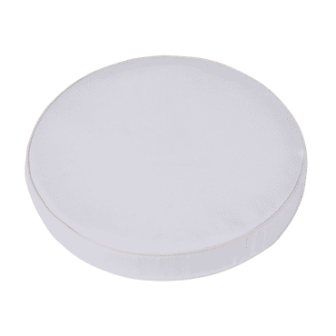 Στρογγυλό Μαξιλάρι Καρέκλας 42cm Χρώματος Λευκό